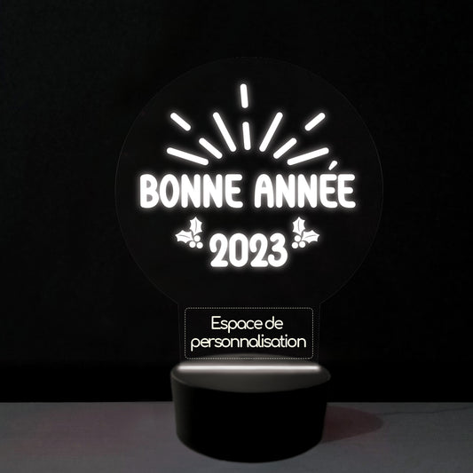 Bonne année (Cod.102) - Lampe en acrylique